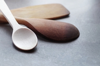 carve a wooden spoon